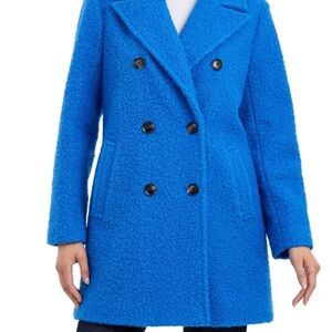 BCBGeneration Vibrant Blue Pea Coat